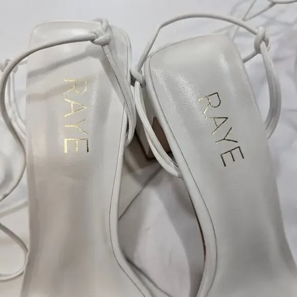 RAYE Kourtney Block Heel in White